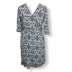 Jersey Faux-wrap Dress